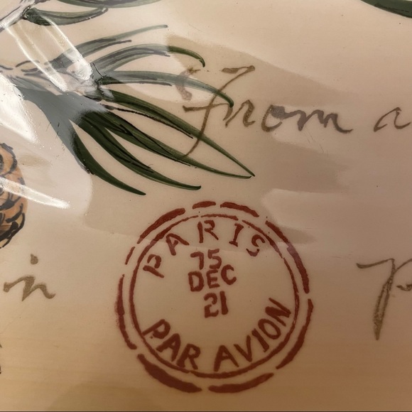 Maxcera “Warm Wishes” Plate/Creamer/Sugar Bowl Set - Seasons Greetings Cardinals - Picture 8 of 16